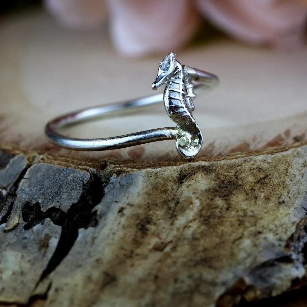 Seahorse Ring,Silver Rings,Cute Rings,Unique Ring,Stacking Rings,Ocean Ring,Fashion Jewelry,Everyday Rings,Vintage Ring,Gifts for Women