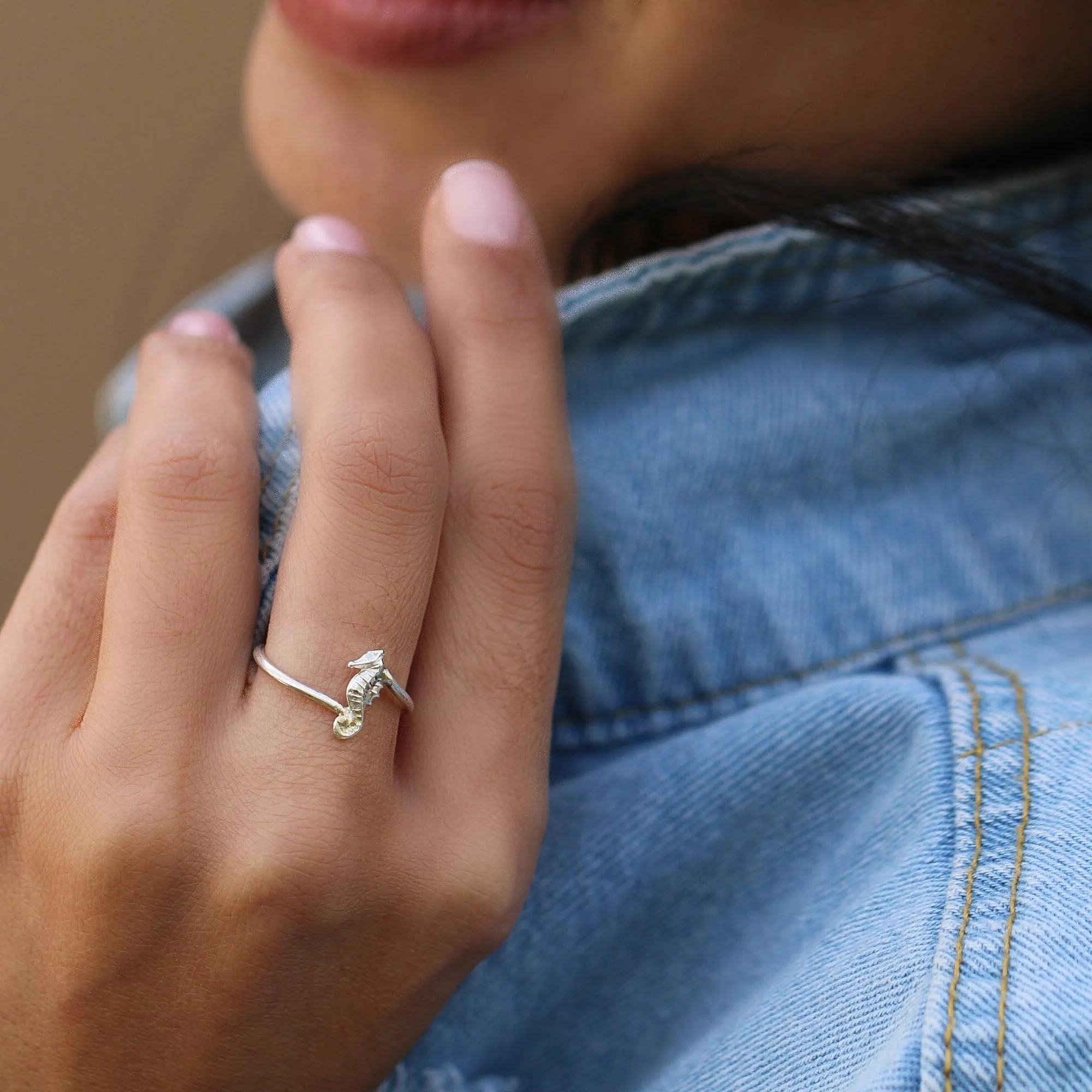 Seahorse Ring,Silver Rings,Cute Rings,Unique Ring,Stacking Rings,Ocean Ring,Fashion Jewelry,Everyday Rings,Vintage Ring,Gifts for Women