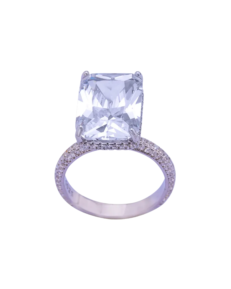 Silver Skin-Friendly Ring