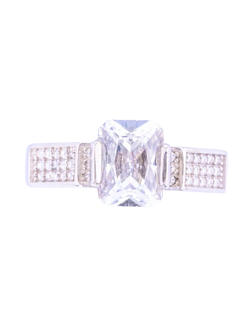 Silver Skin-Friendly Ring