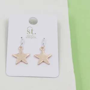 Simple contemporary star earrings
