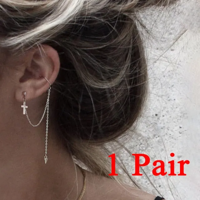 Sophisticated Chain Earrings