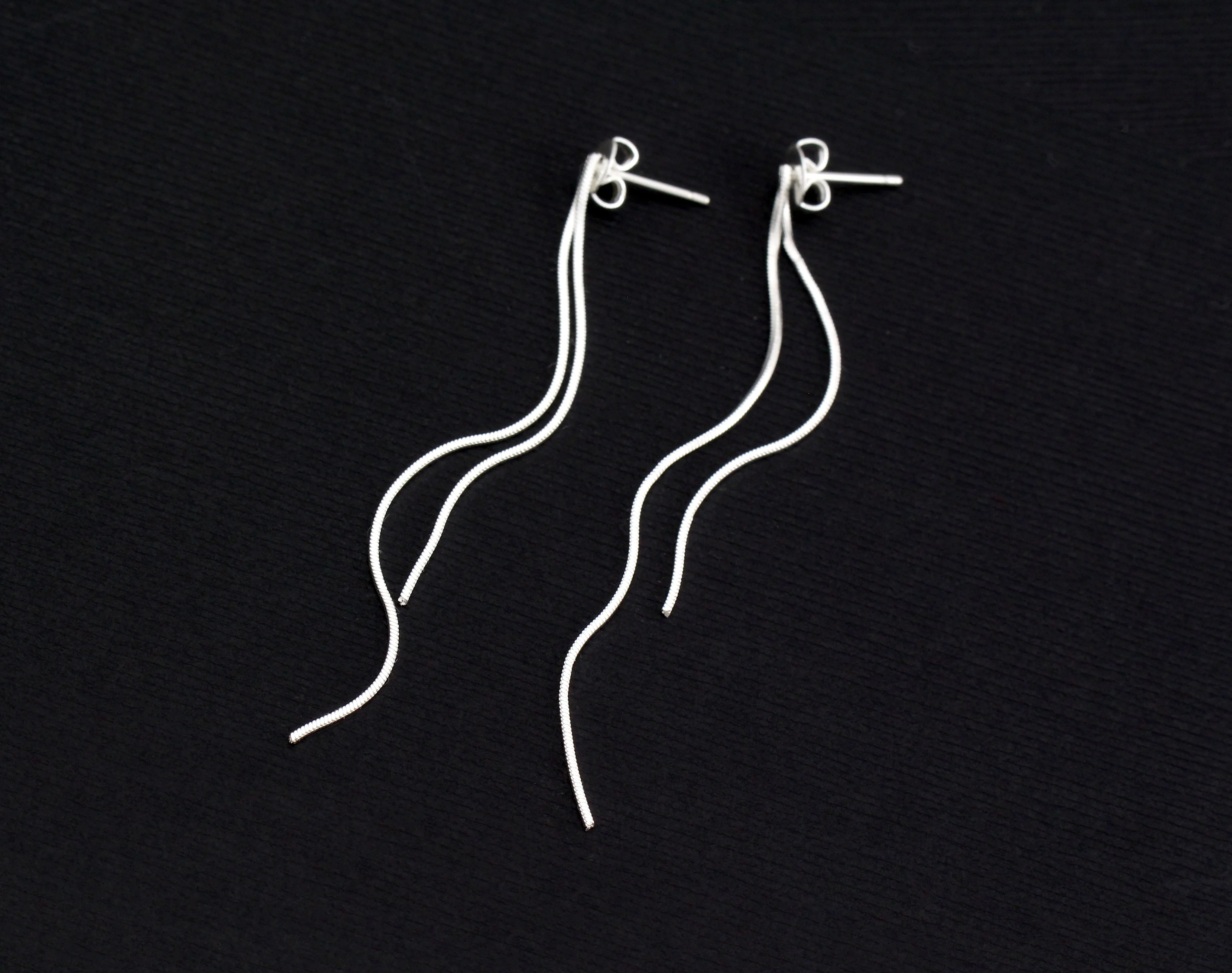 Sophisticated Snake Chain Earrings • Perfect Christmas Gift • Gifts for Her • Timeless Beauty