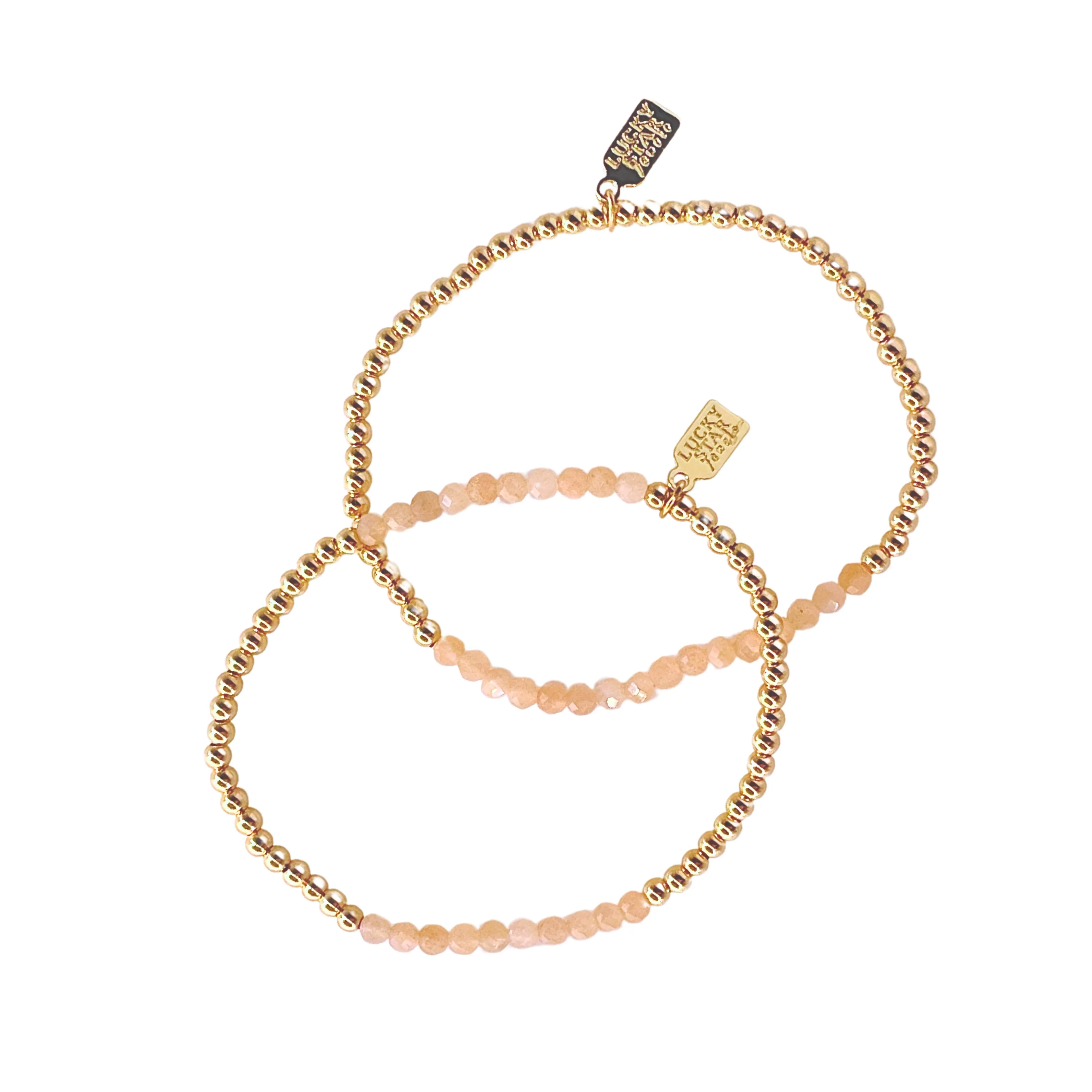 Stardust Gemstone Bubble Bracelet Set