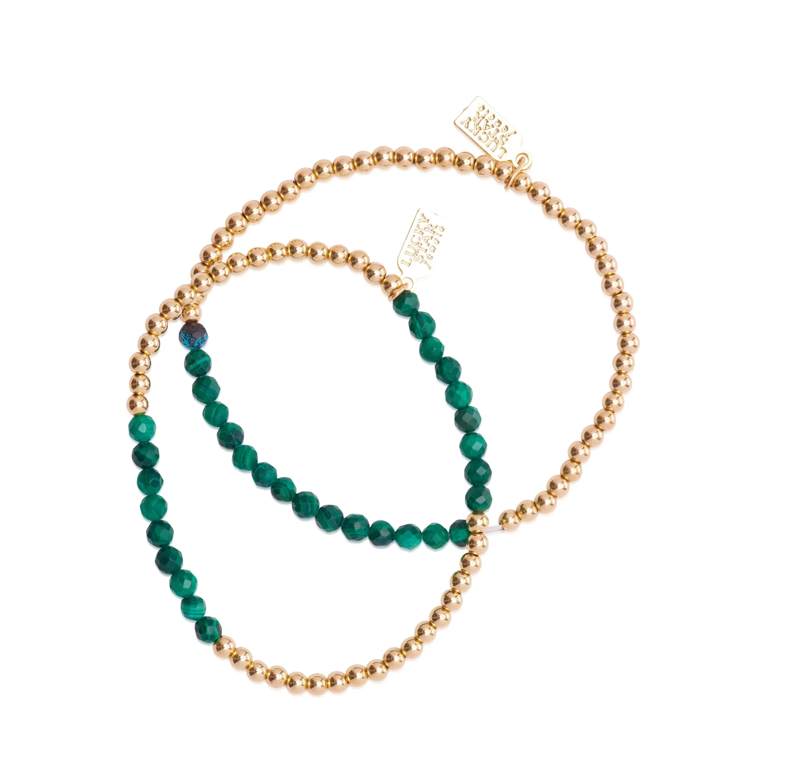 Stardust Gemstone Bubble Bracelet Set