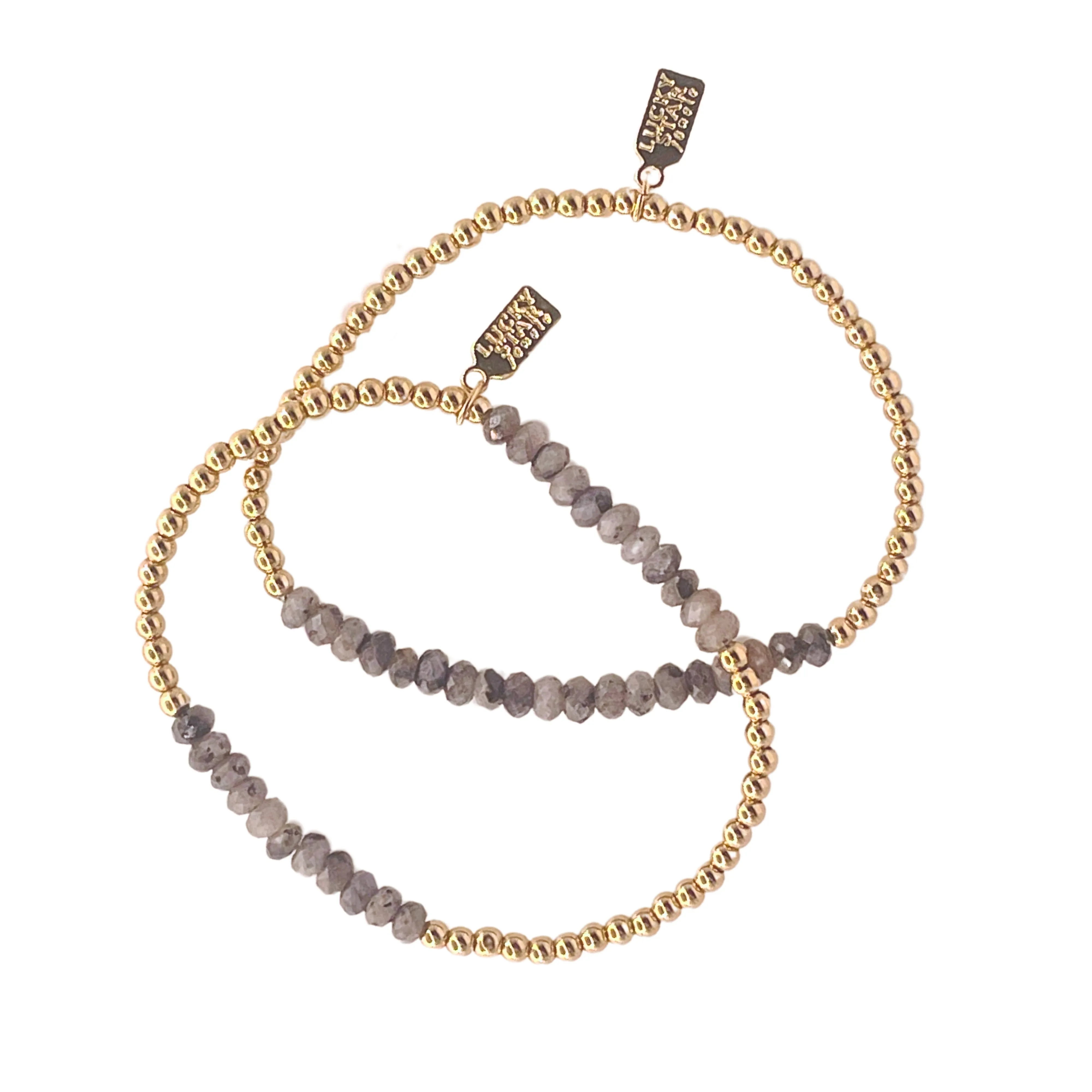 Stardust Gemstone Bubble Bracelet Set