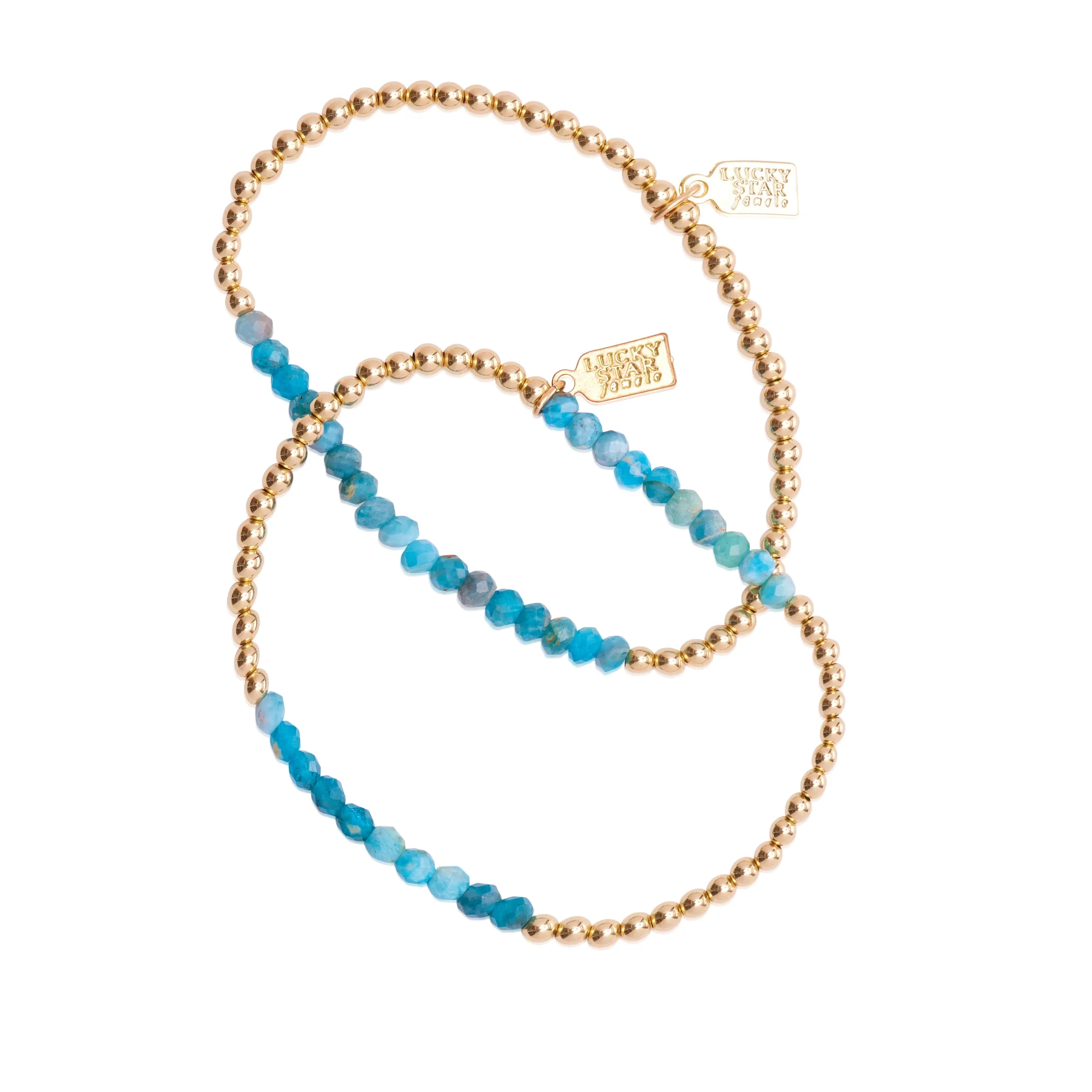 Stardust Gemstone Bubble Bracelet Set