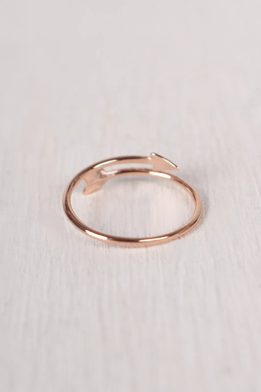 Stay True Arrow Ring
