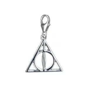 Sterling Silver Deathly Hallows Clip on Charm