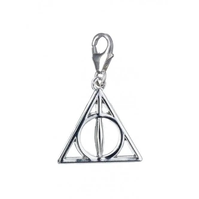 Sterling Silver Deathly Hallows Clip on Charm