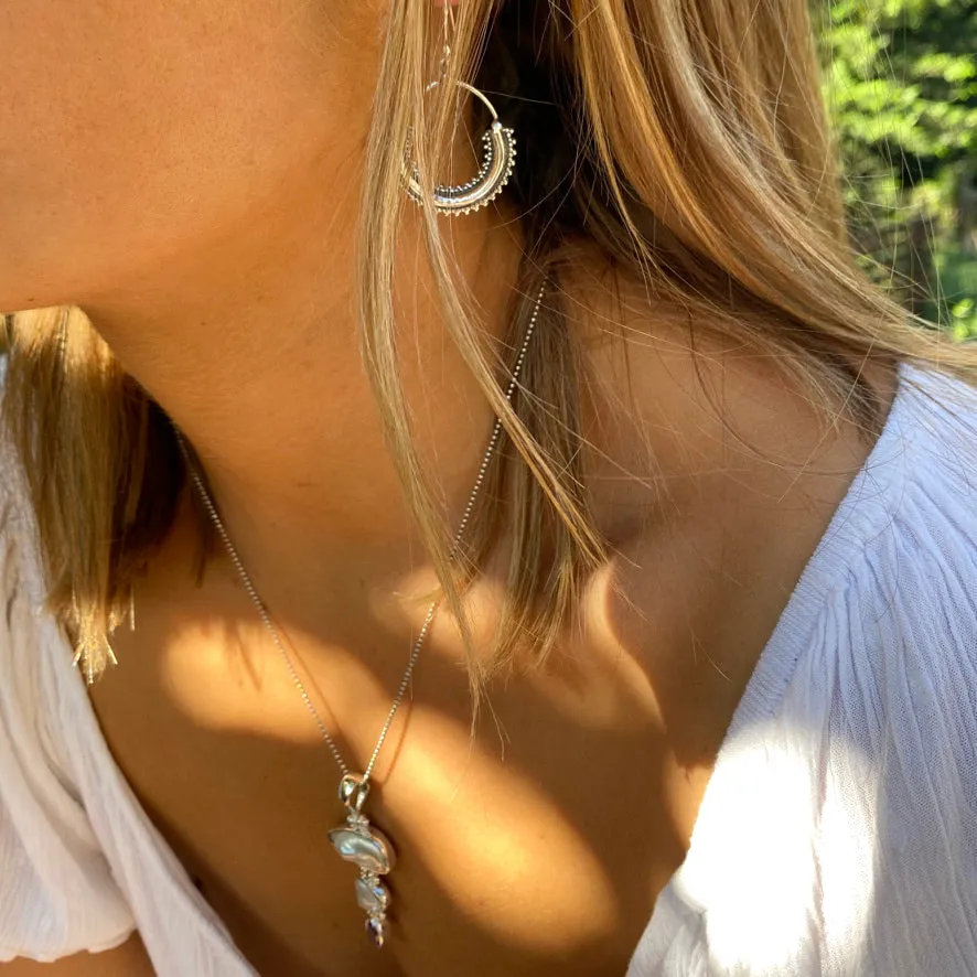Sterling Silver Earrings - Eclipse