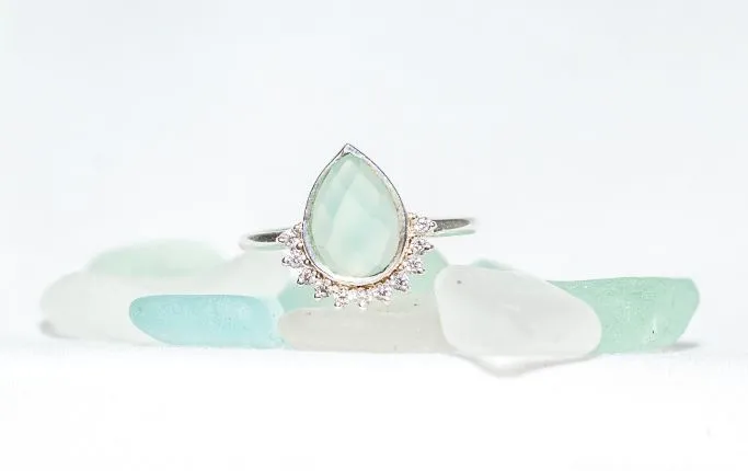Sterling Silver Oval Crested Ring