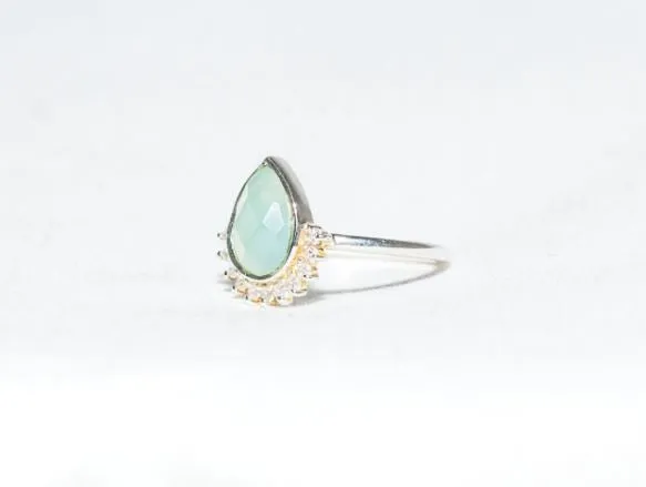 Sterling Silver Oval Crested Ring