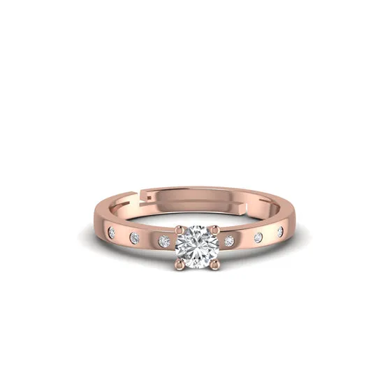 Sterling Silver Solitaire Ring