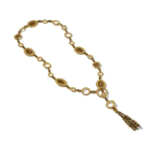 Tango Tassel Necklace in Gold