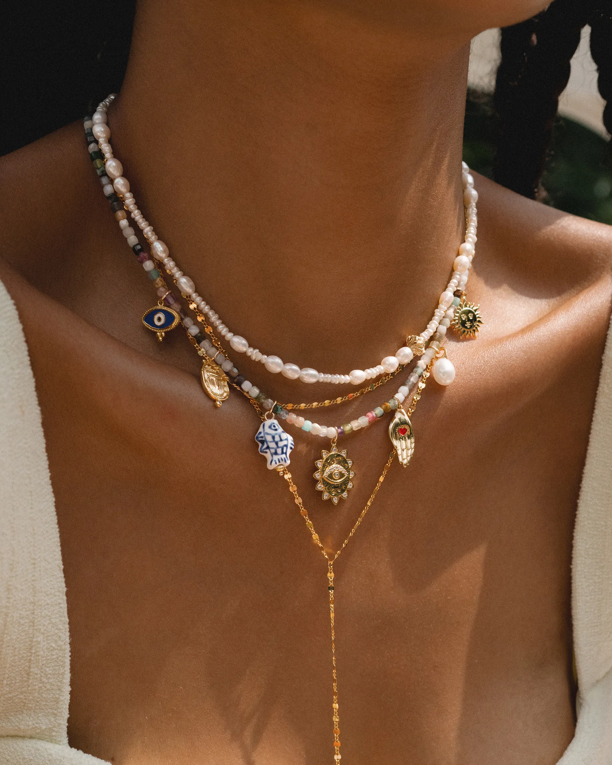 Tegan Pearl Necklace