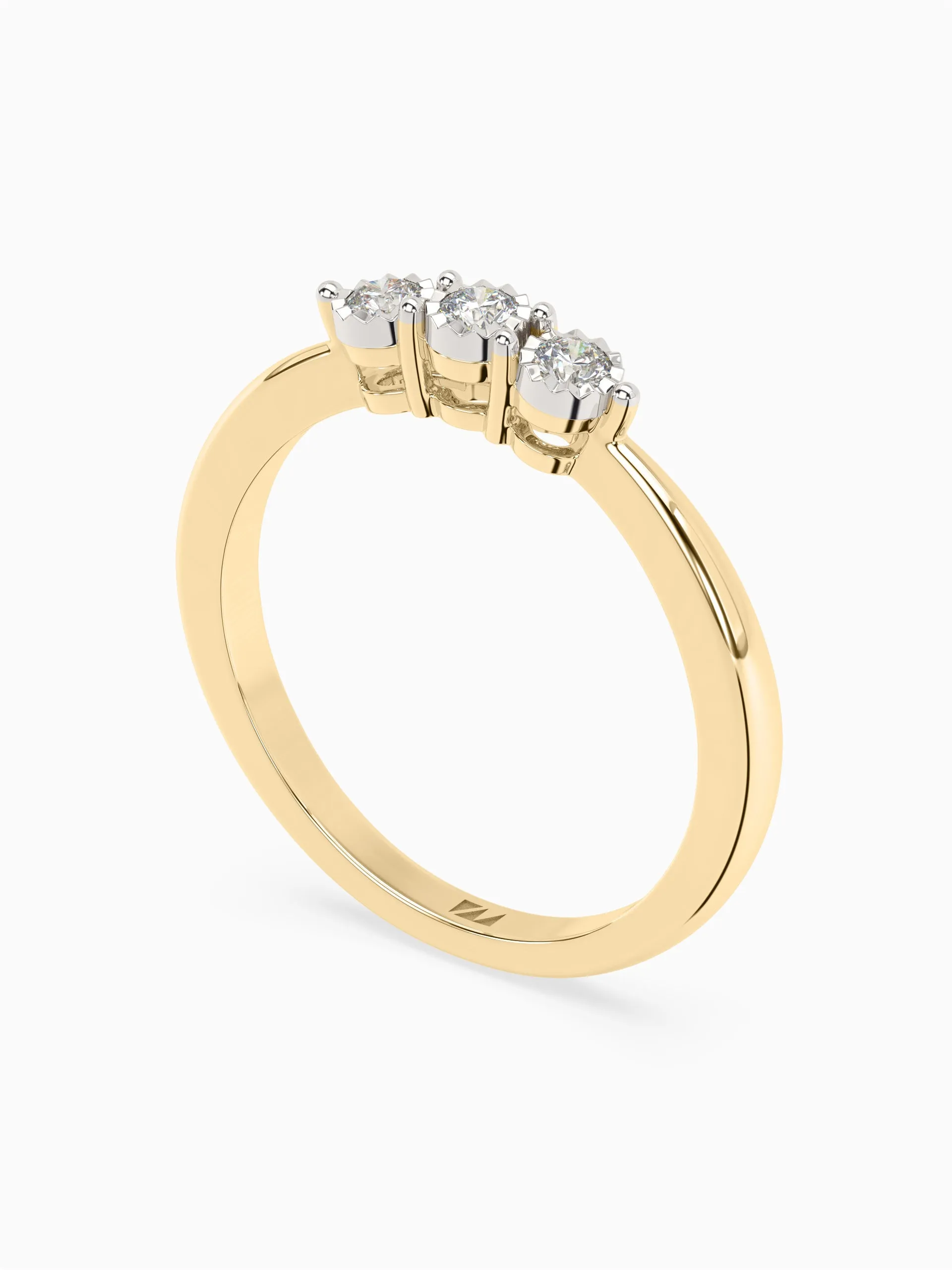 Test Real Diamond Band Ring