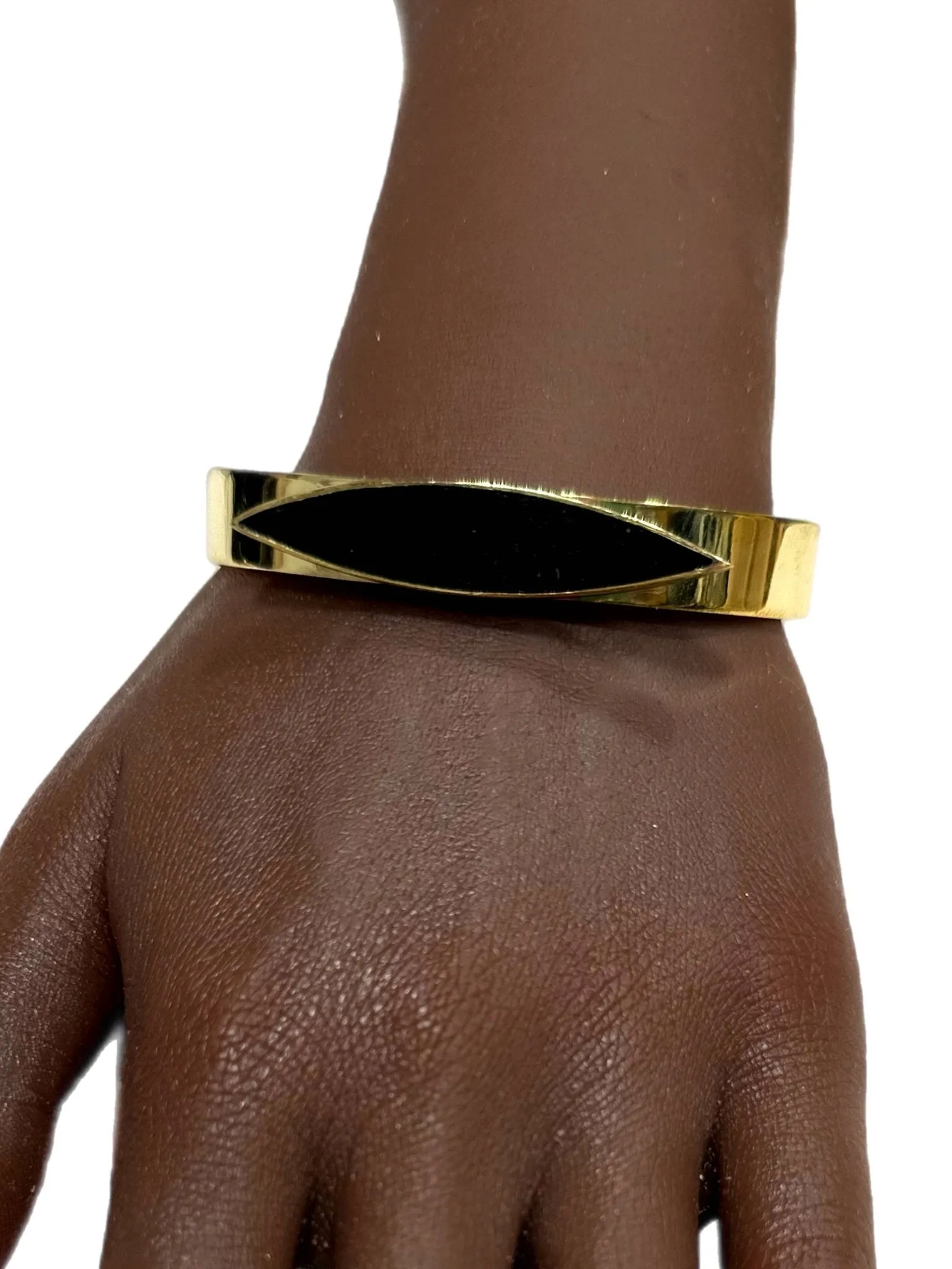 The Ebony and Ivory Crescent bracelets and Rings