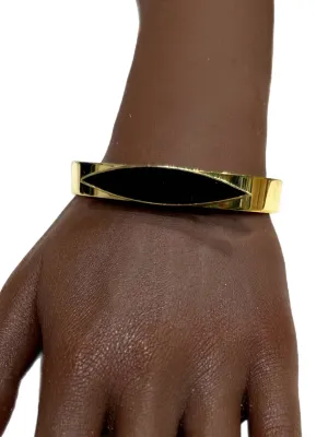 The Ebony and Ivory Crescent bracelets and Rings