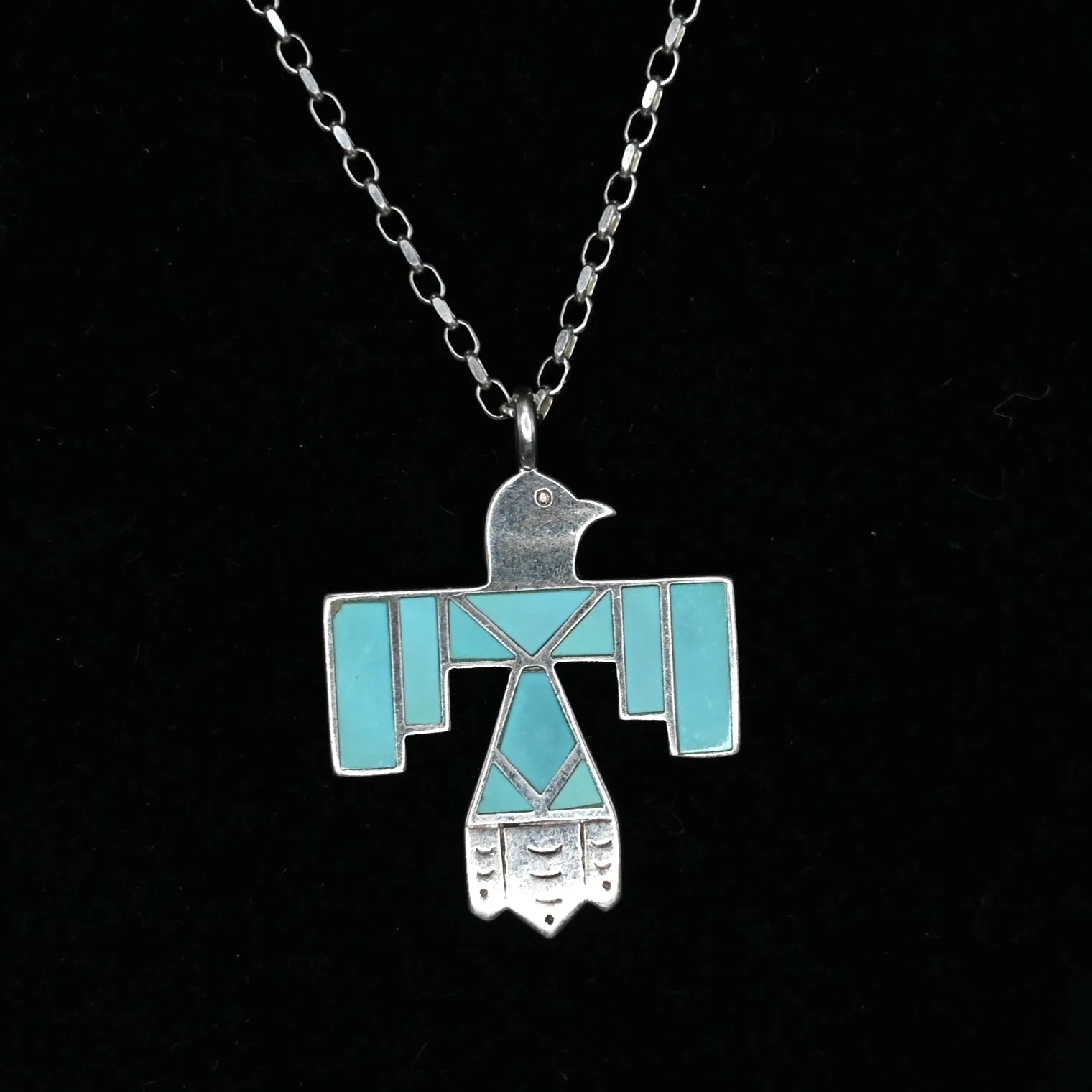Thunderbird Necklace in Turquoise