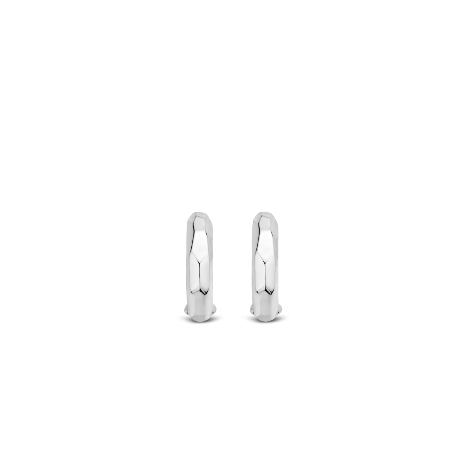 TI SENTO - Milano Faceted Hoop Earrings