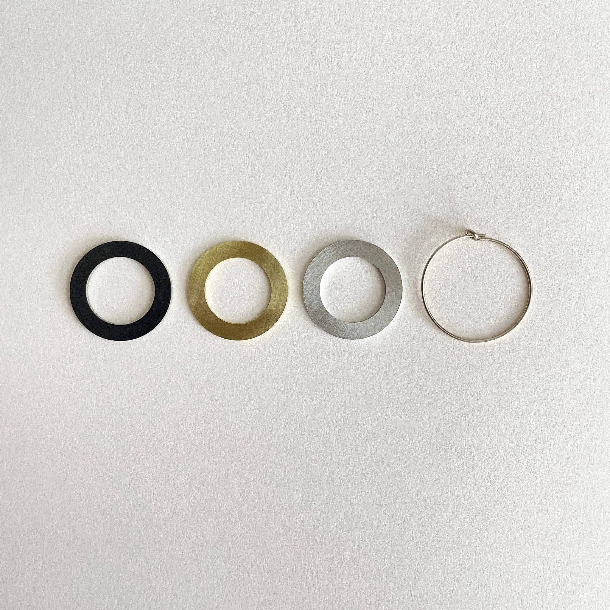 Tom Pigeon : Hoop Drop Earrings