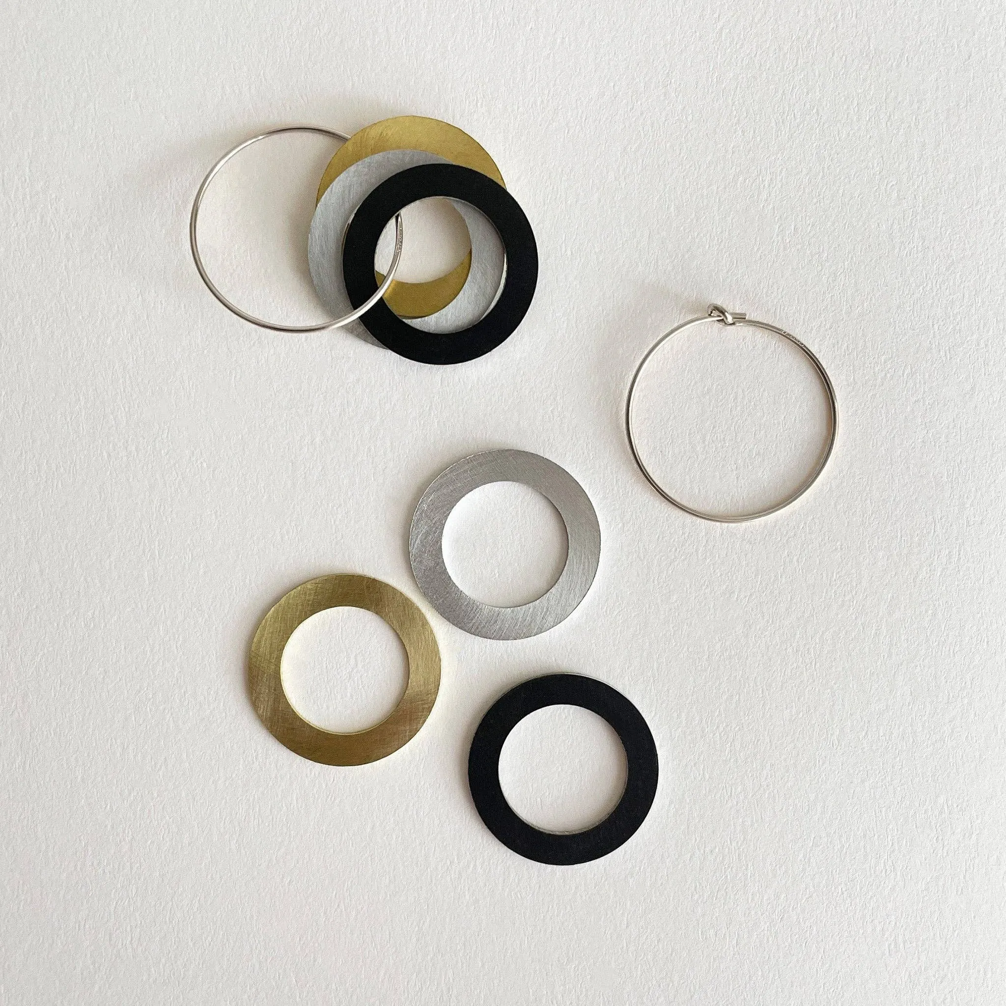 Tom Pigeon : Hoop Drop Earrings