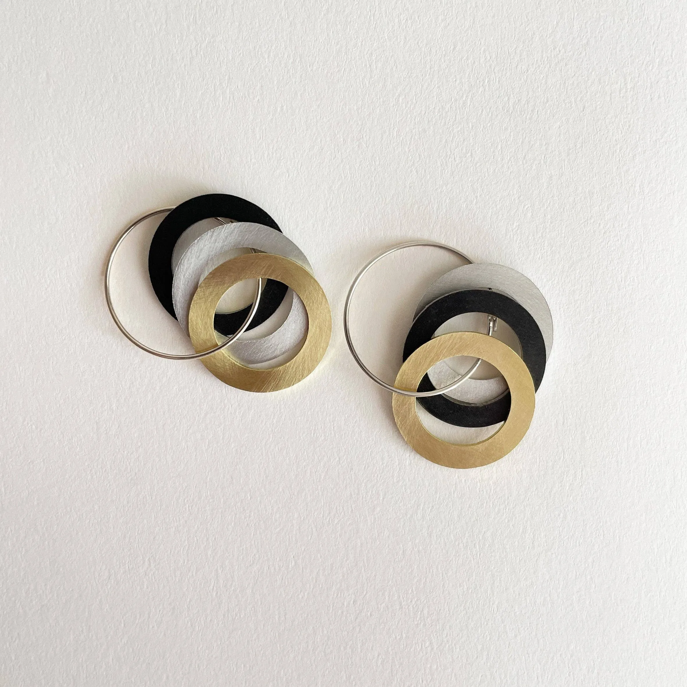 Tom Pigeon : Hoop Drop Earrings