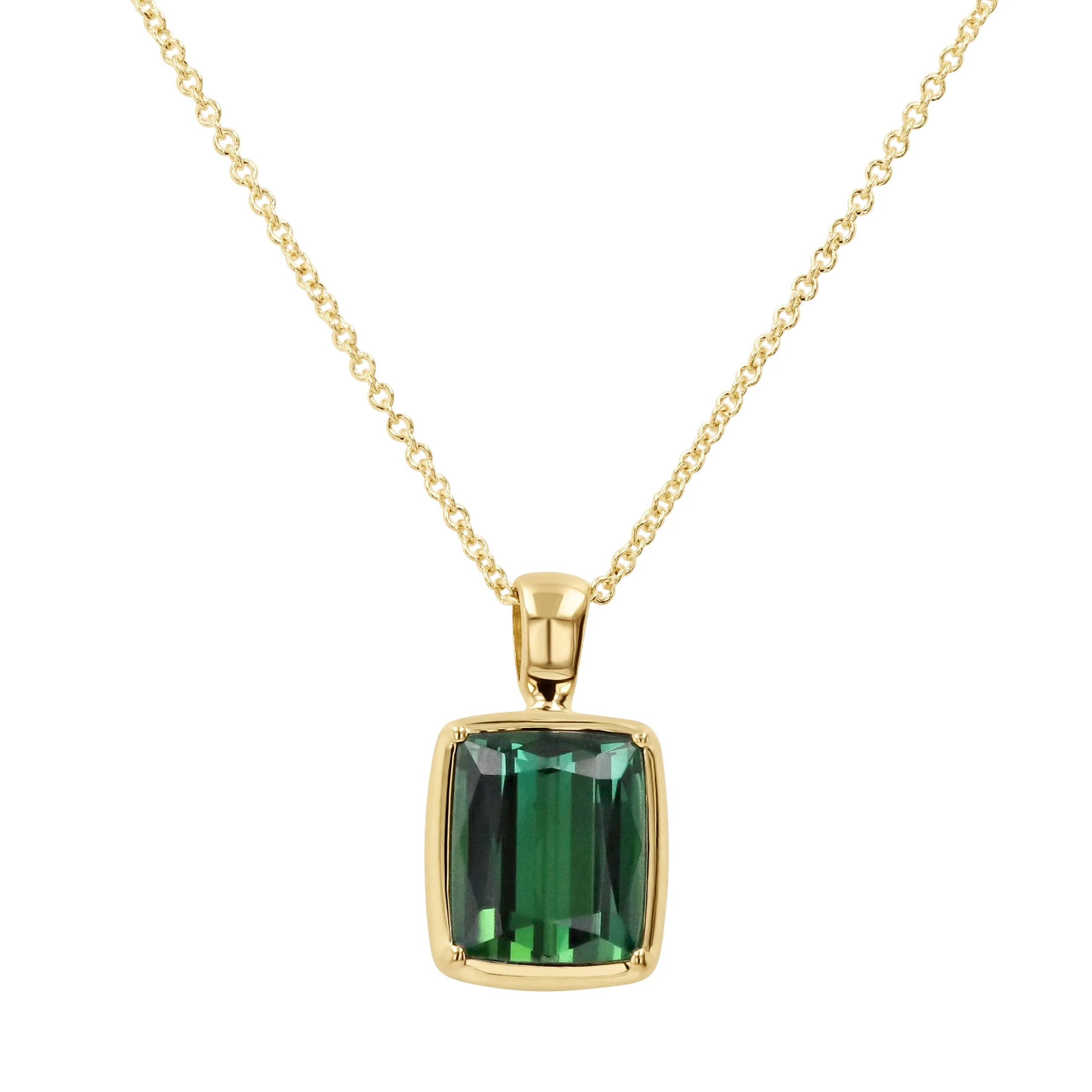 Tourmaline Pendant Necklace