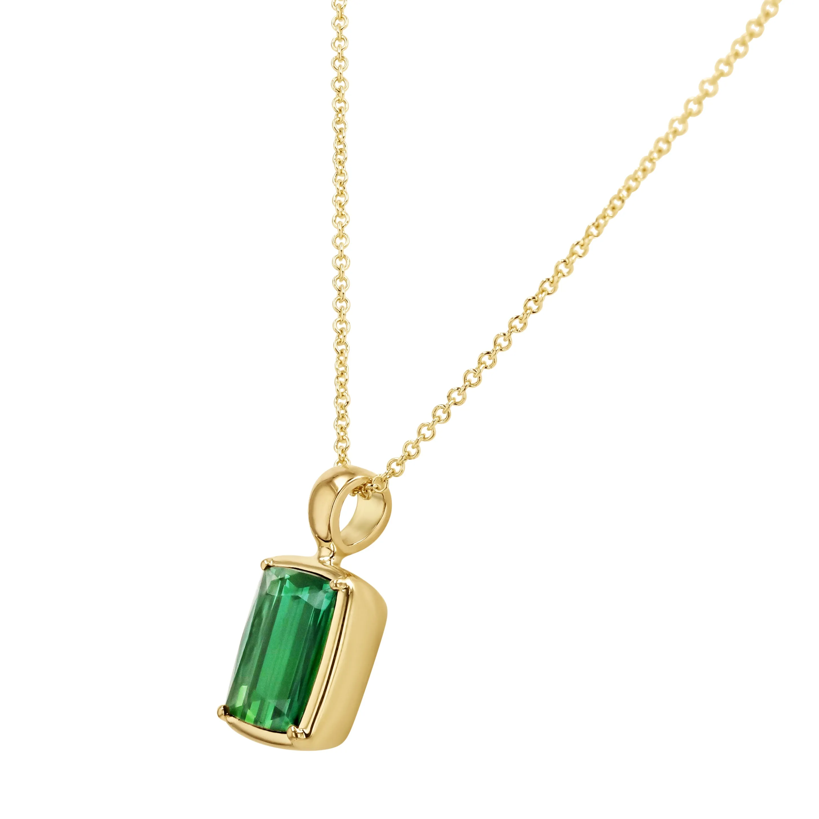 Tourmaline Pendant Necklace
