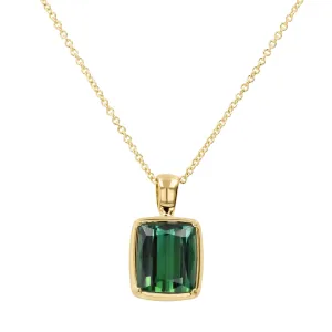 Tourmaline Pendant Necklace