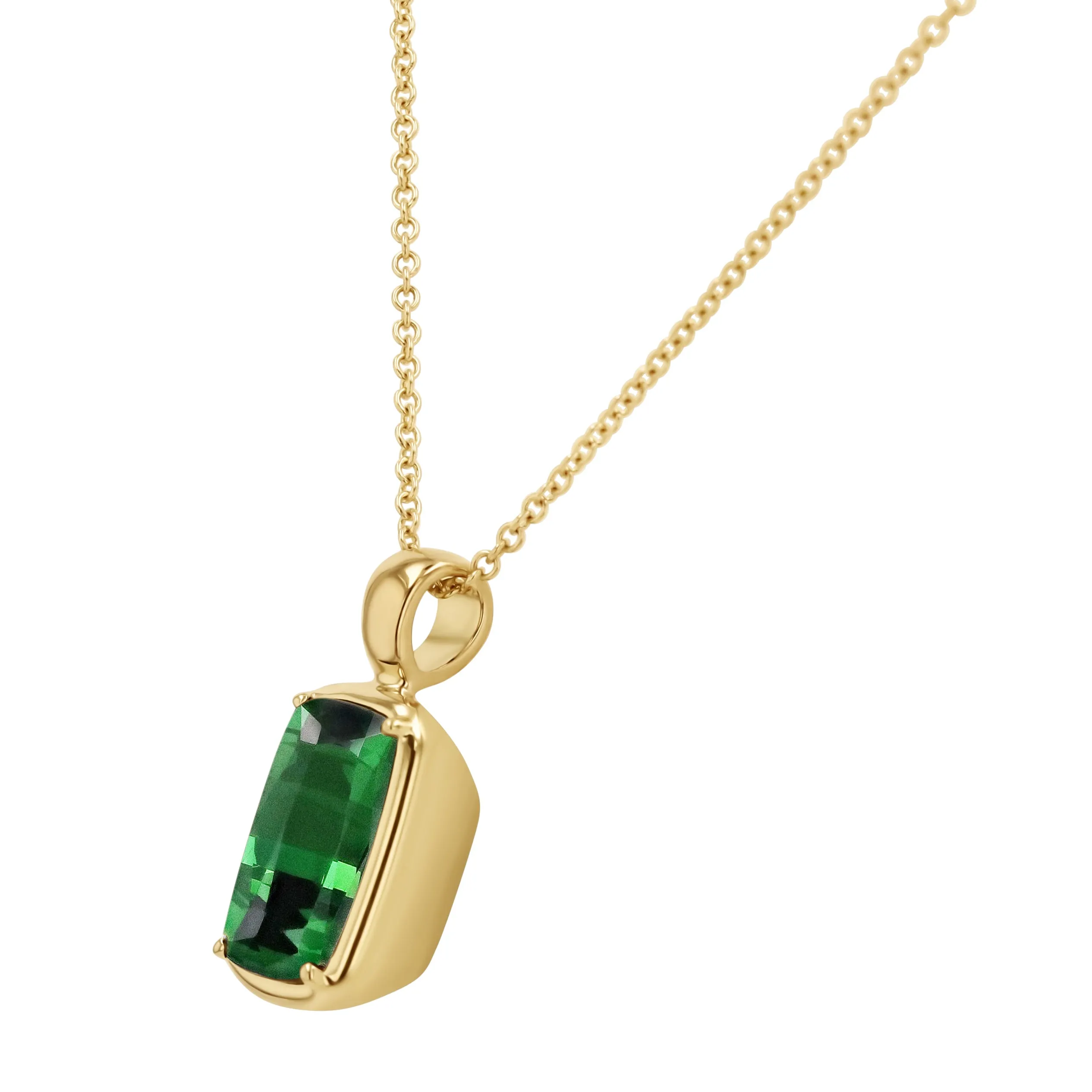 Tourmaline Pendant Necklace