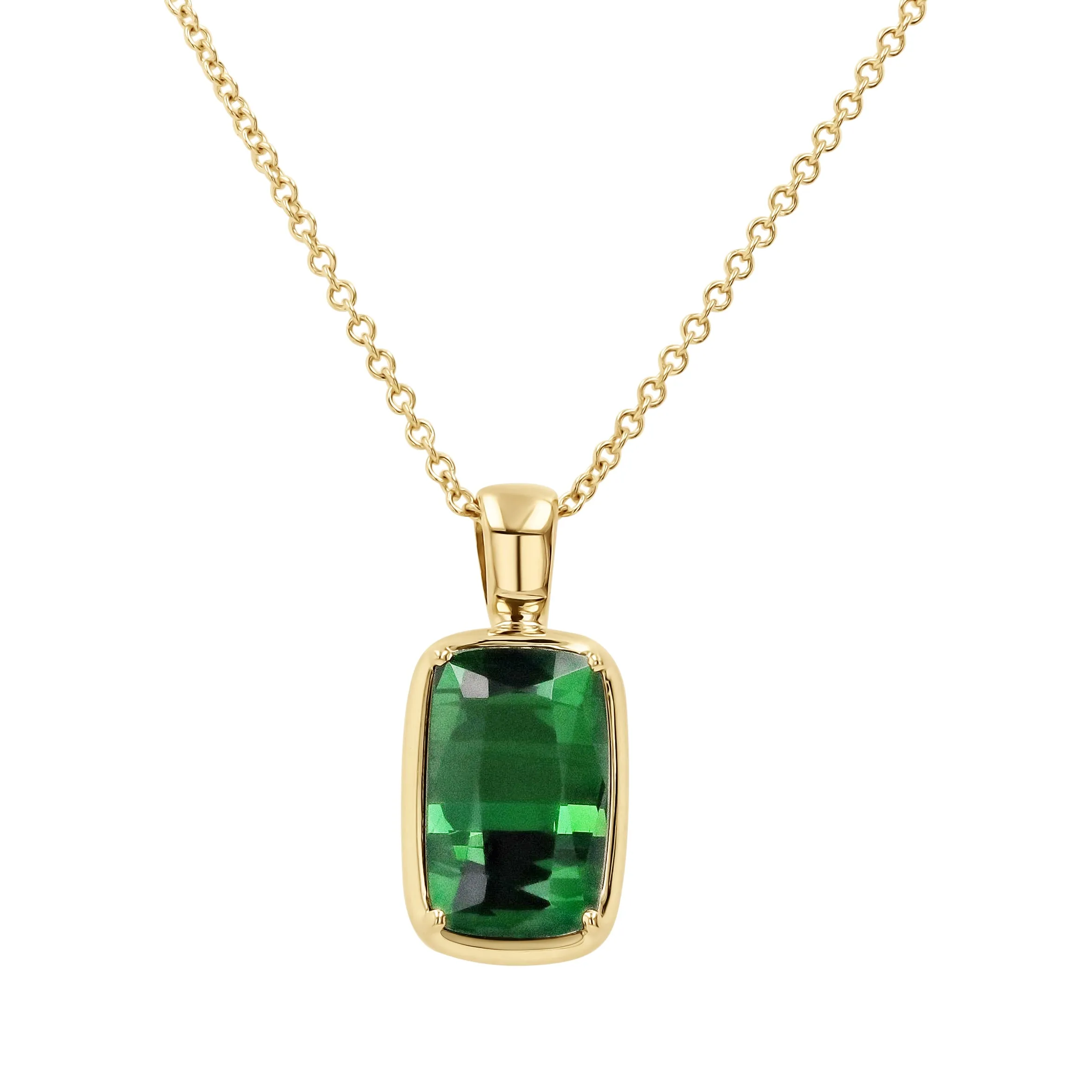 Tourmaline Pendant Necklace