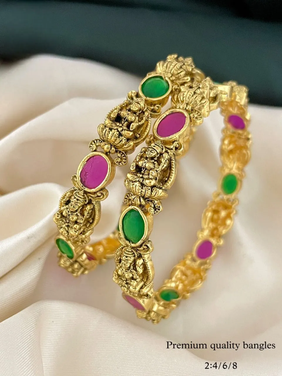 Traditional Temple Bangles  - SHJ1061