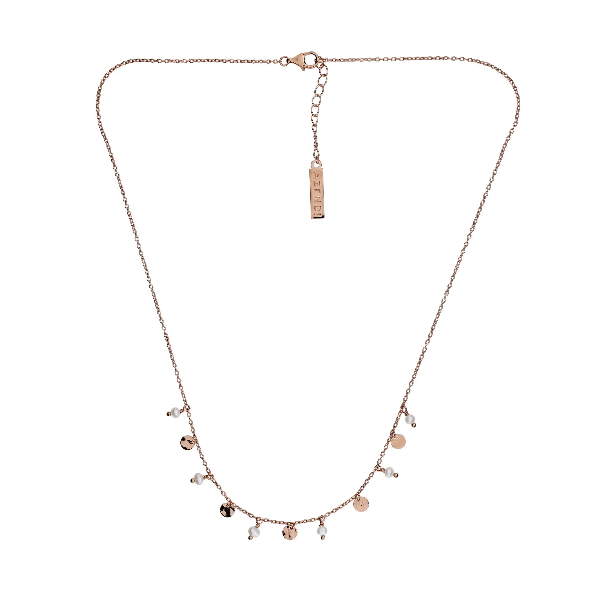 Tribeca Pearl & Disc Necklace