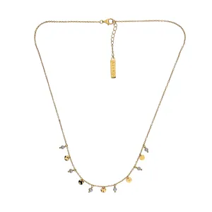 Tribeca Pearl & Disc Necklace