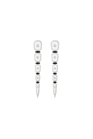 Universe Diamond Long Earrings
