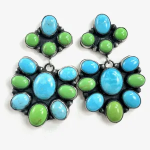 Vintage Cluster Earrings<br>By Rocki Gorman