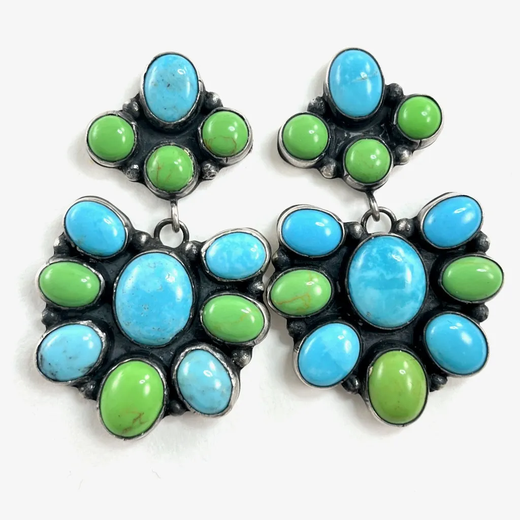 Vintage Cluster Earrings<br>By Rocki Gorman