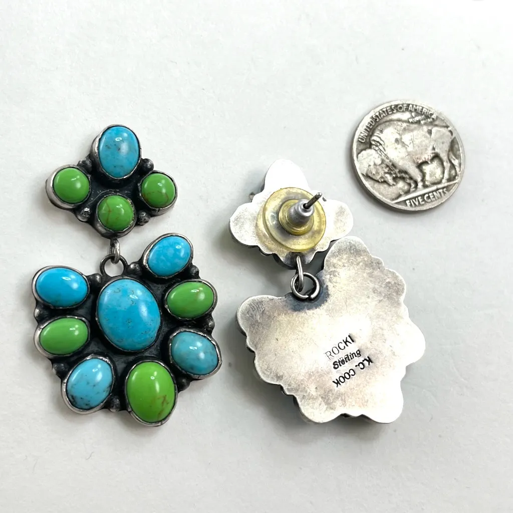 Vintage Cluster Earrings<br>By Rocki Gorman