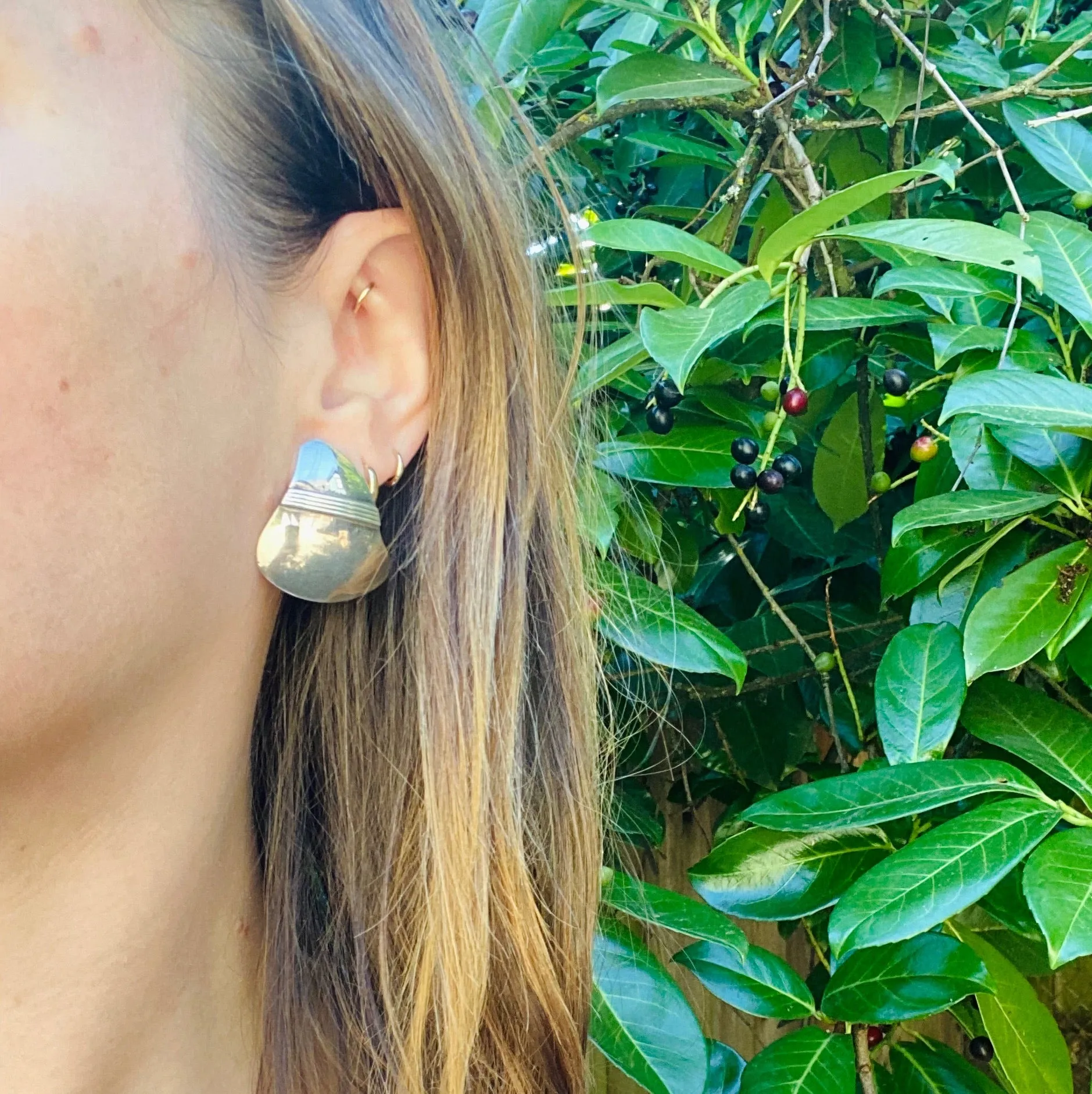 Vintage Sleek & Sophisticated Silver Earrings