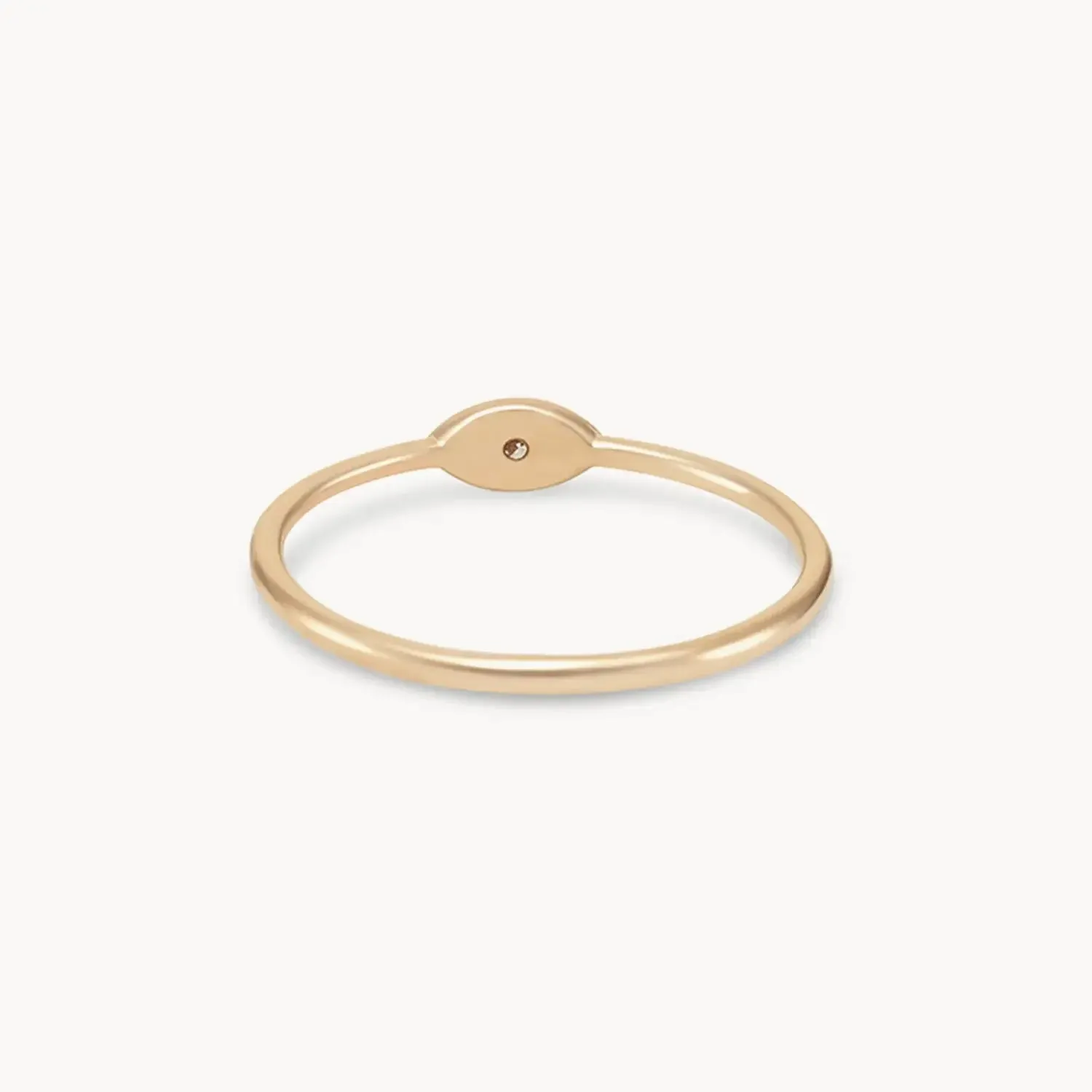 Visionary Evil Eye Diamond Ring (14K Yellow Gold)