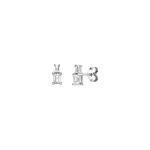 Viventy Silver Earrings with total of 4 CZ