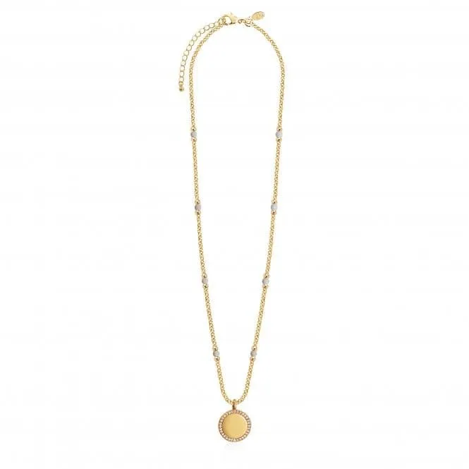 Wellness Gems Gold Howlite 45cm With 5cm Extender Necklace 3851
