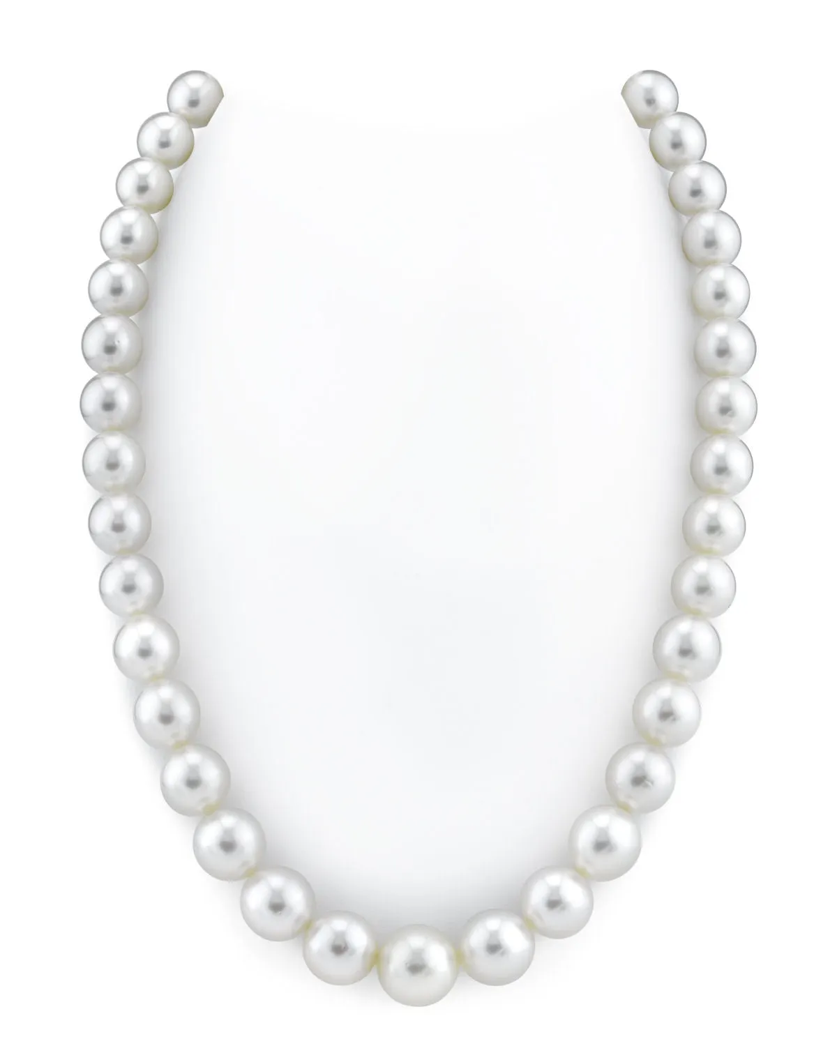 White South Sea Pearl Necklace, 10.0-12.0mm - AAAA Quality