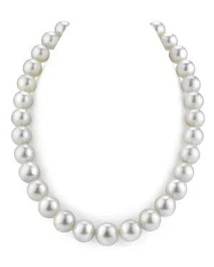 White South Sea Pearl Necklace, 13.0-14.0mm - AAAA Quality