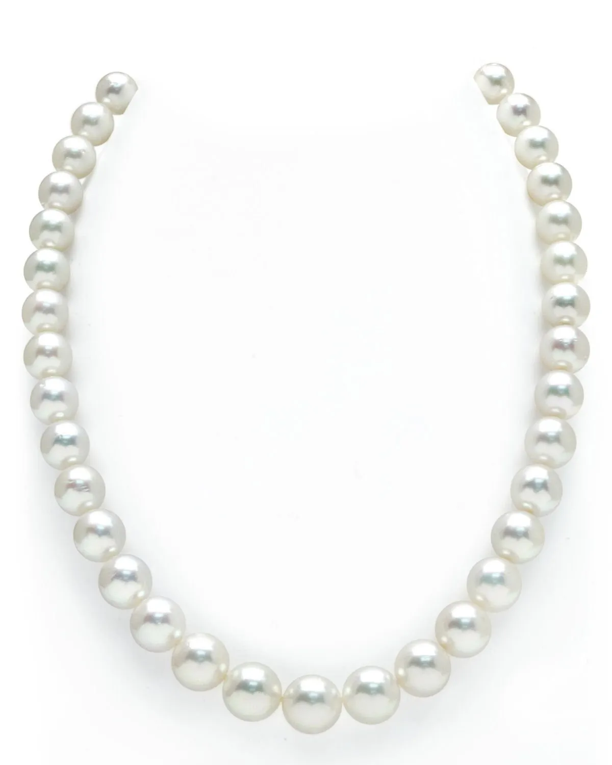 White South Sea Pearl Necklace, 9.0-11.0mm - AAAA Quality