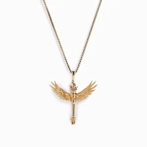 Winged Torch Necklace