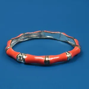 Women Enamel Clutch Bangle